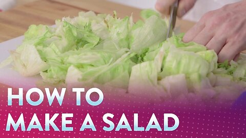 How To Make Lettuce Salad | BoomBoomFood