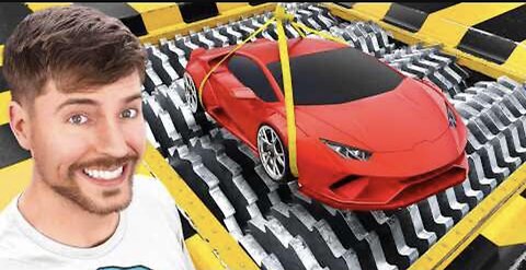 Mr Beast | Lamborghini vs shredder |Mr Beast videos