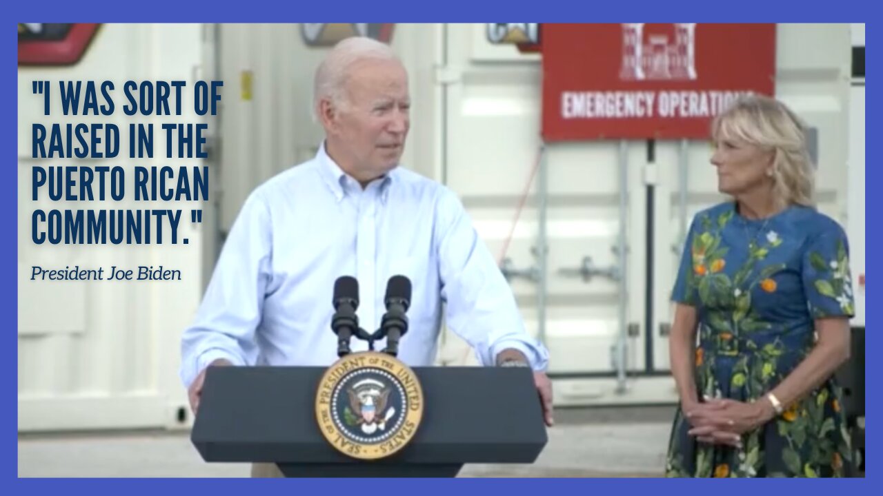Biden: ‘I Was Sort of Raised in the Puerto Rican Community at Home’