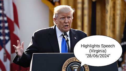 President Donald Trump Speech ❤️🔥 (Highlights) 2024 (Virginia) 28/06/2024