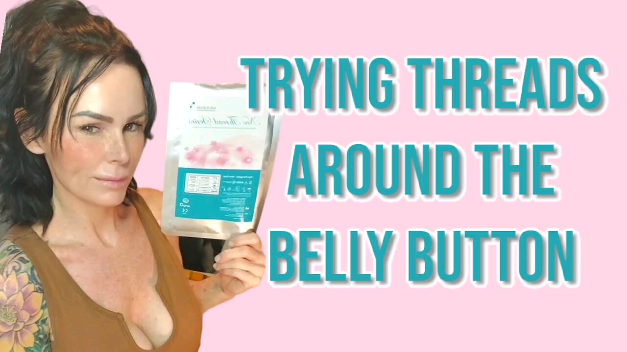 Firm Loose Skin Around Belly Button With Threads / Coupon Code Holly15 MeamoShop.com / DIY Beauty