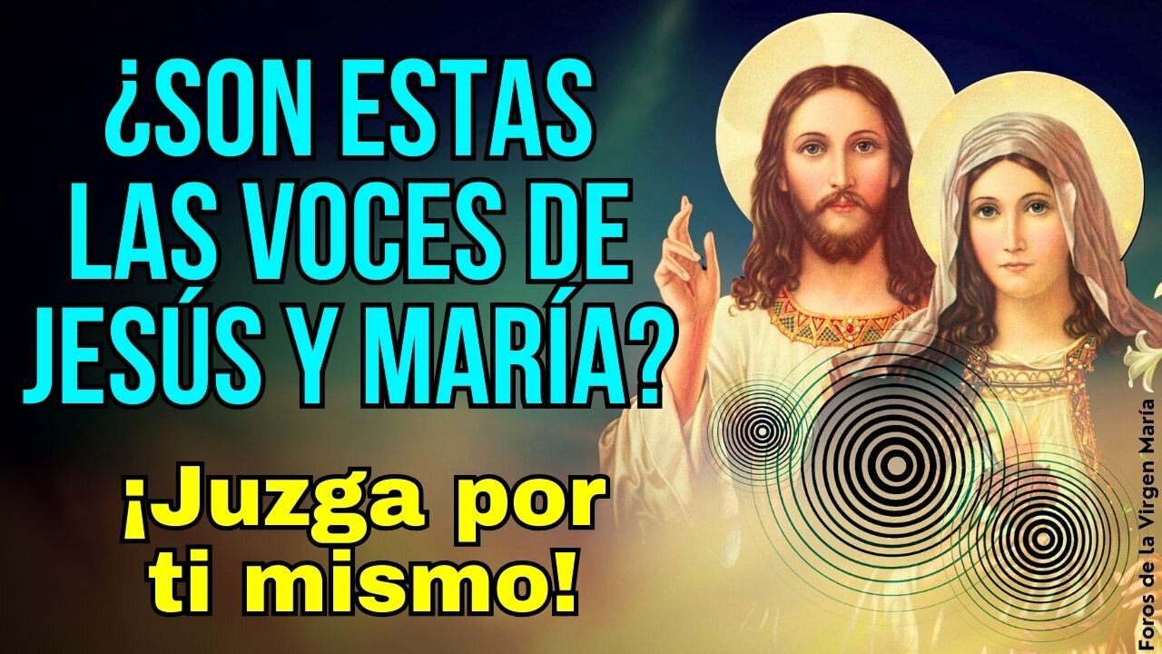 ¡Estas son las Voces de Jesús y María que se Oyeron en una Aparición! [Juzga por ti mismo]