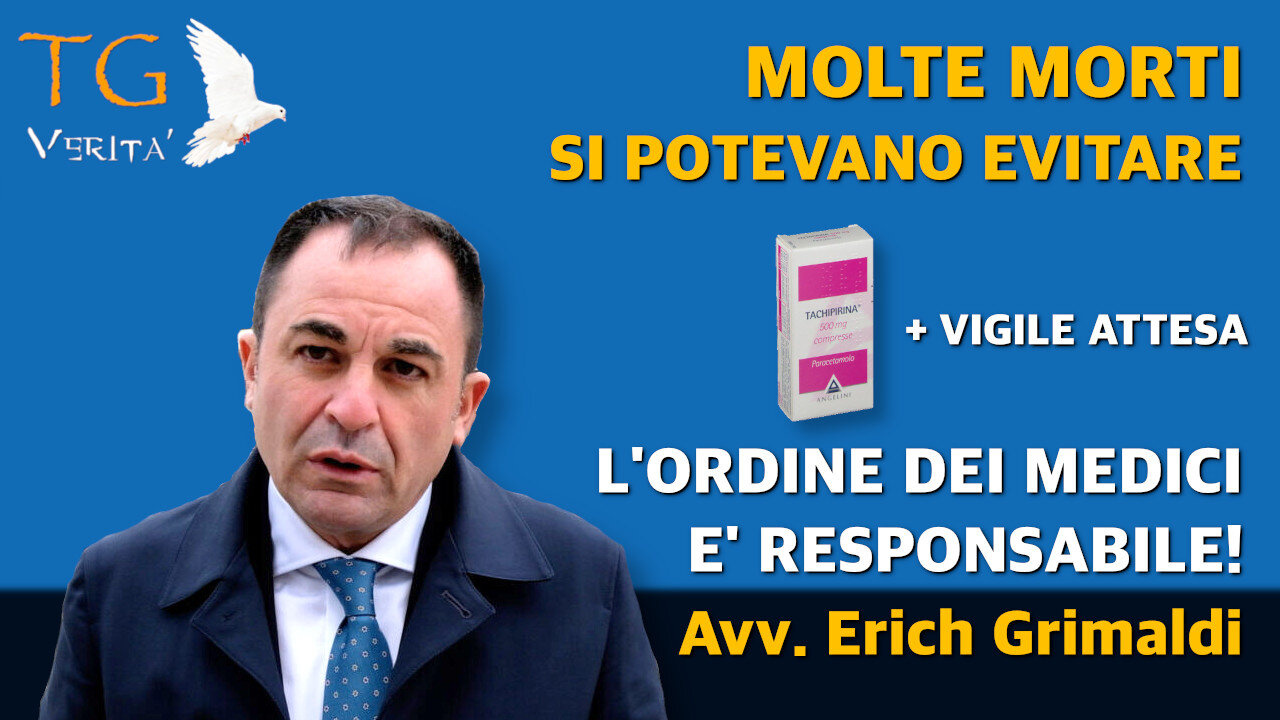 TG Verità - 18 gennaio 2022 - Erich Grimaldi: Non solo Speranza è responsabile ma anche i medici