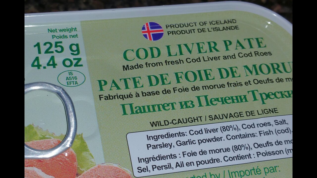 Iceland Cod Liver Pate in Cans, Instrumented Review