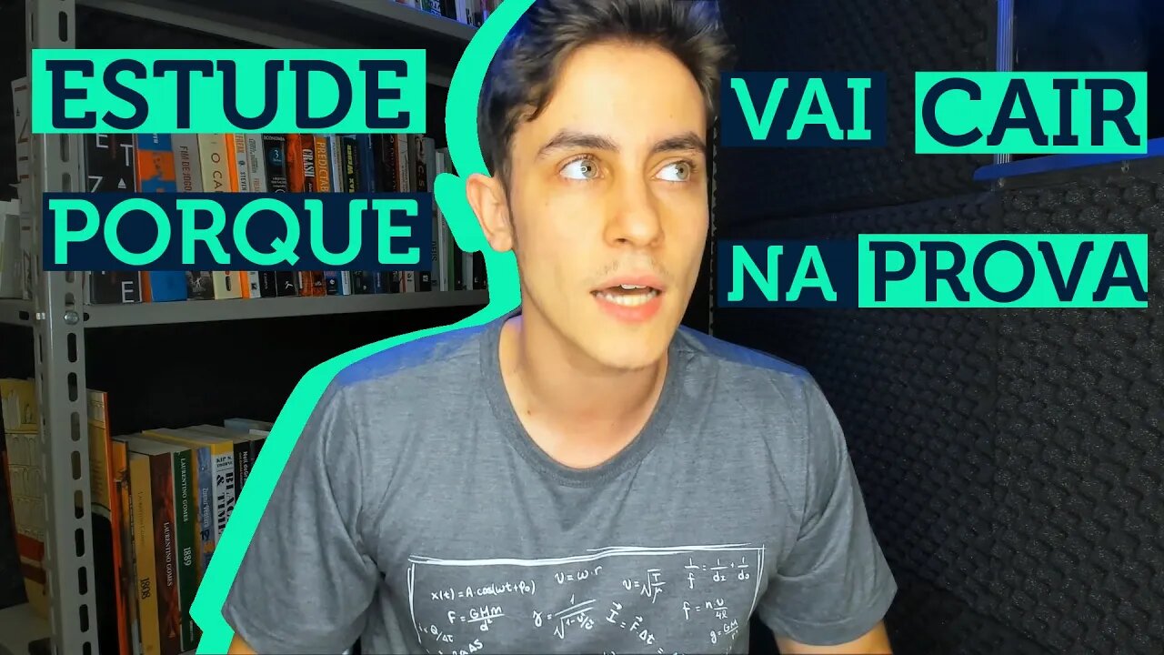 PARE DE ESTUDAR PARA AS SUAS PROVAS!