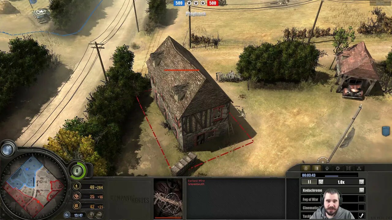 Kodachrome (US) vs Gravemouth (Wher) || Company of Heroes 1
