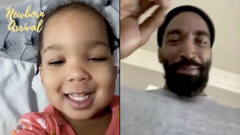 J.R. Smith's Daughter Denver Brings Him To Tears! 😭