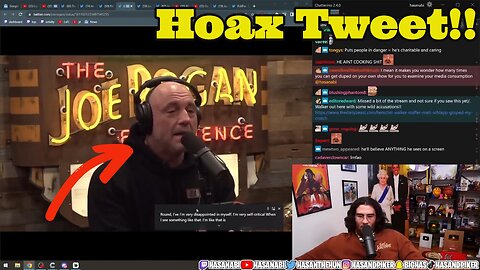 Joe Rogan Falls For Fake COVID TWEET?? Hasan Reacts