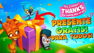 URGENTE!! PRESENTE GRÁTIS PARA TODOS PEGA JÁ O SEU! ZOOBA: Jogo de Batalha Animal!