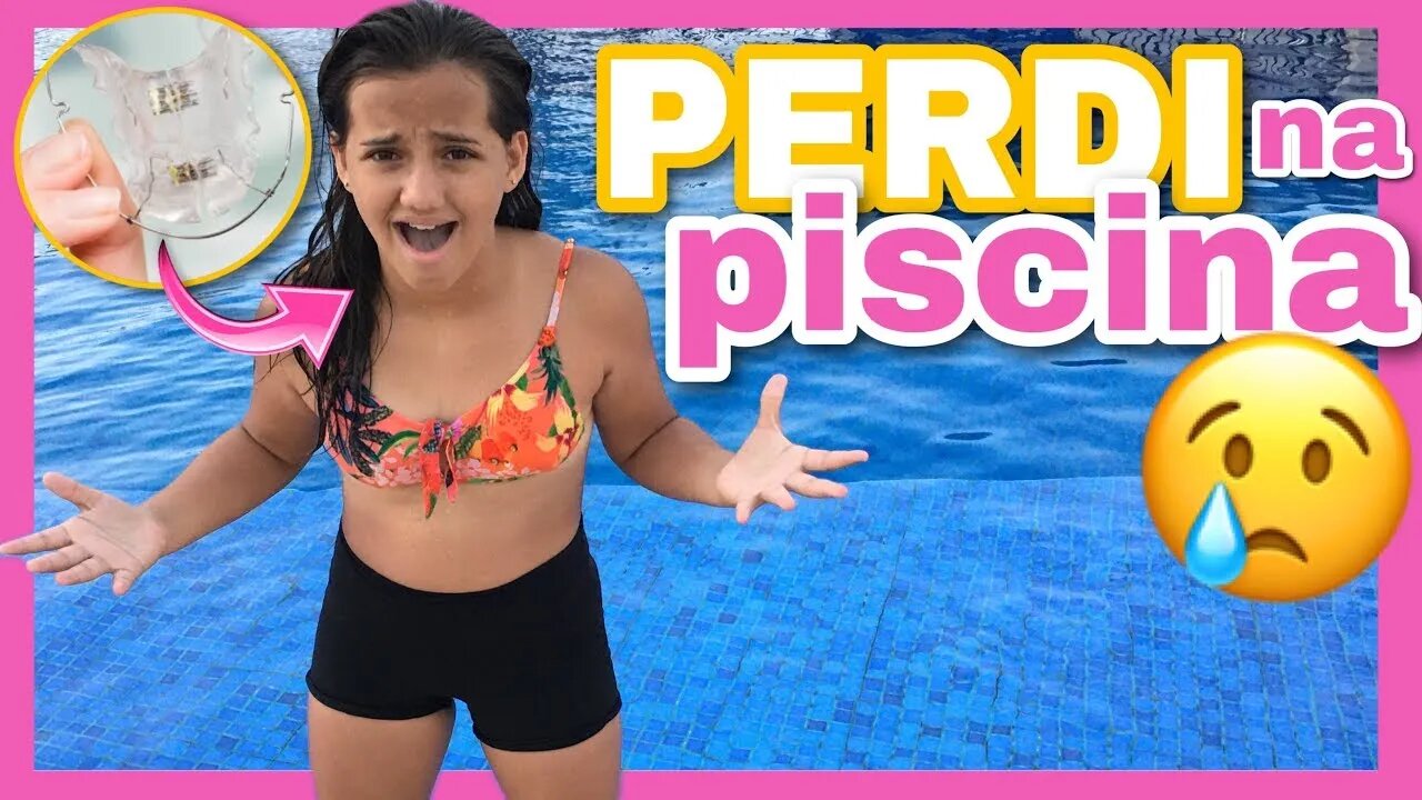 DESAFIO DA PISCINA / PERDIR MEU APARELLHO NA PISCINA - 3 irmãs demais