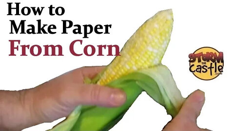 How to make paper from Corn Husk