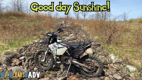 Good day, Sunshine! (TSE250r ripping, new dirt bike friend, and ticket to ride!)