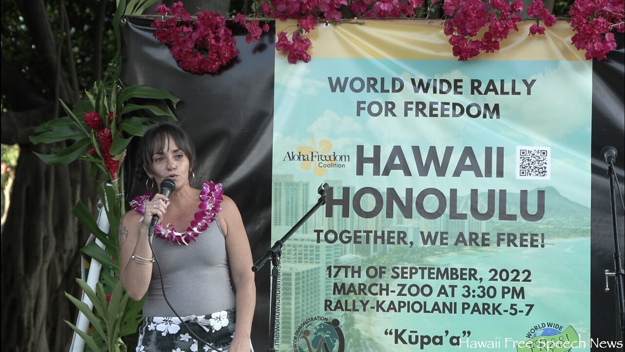 Levana Lomma Speaks at Worldwide Rally for Freedom (Full Version) - 4K