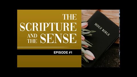 The Scripture & the Sense #1: Jeremiah 1