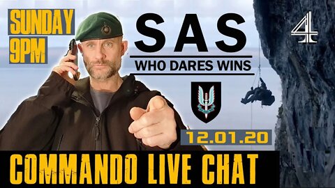 SPECIAL 'SAS: WHO DARES WINS' COMMANDO LIVE CHAT 9PM SUNDAY - With A Former Royal Marines Commando