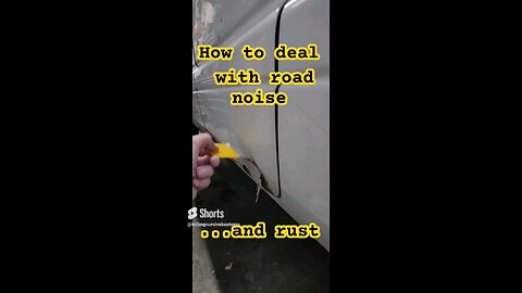 Quick road noise fix