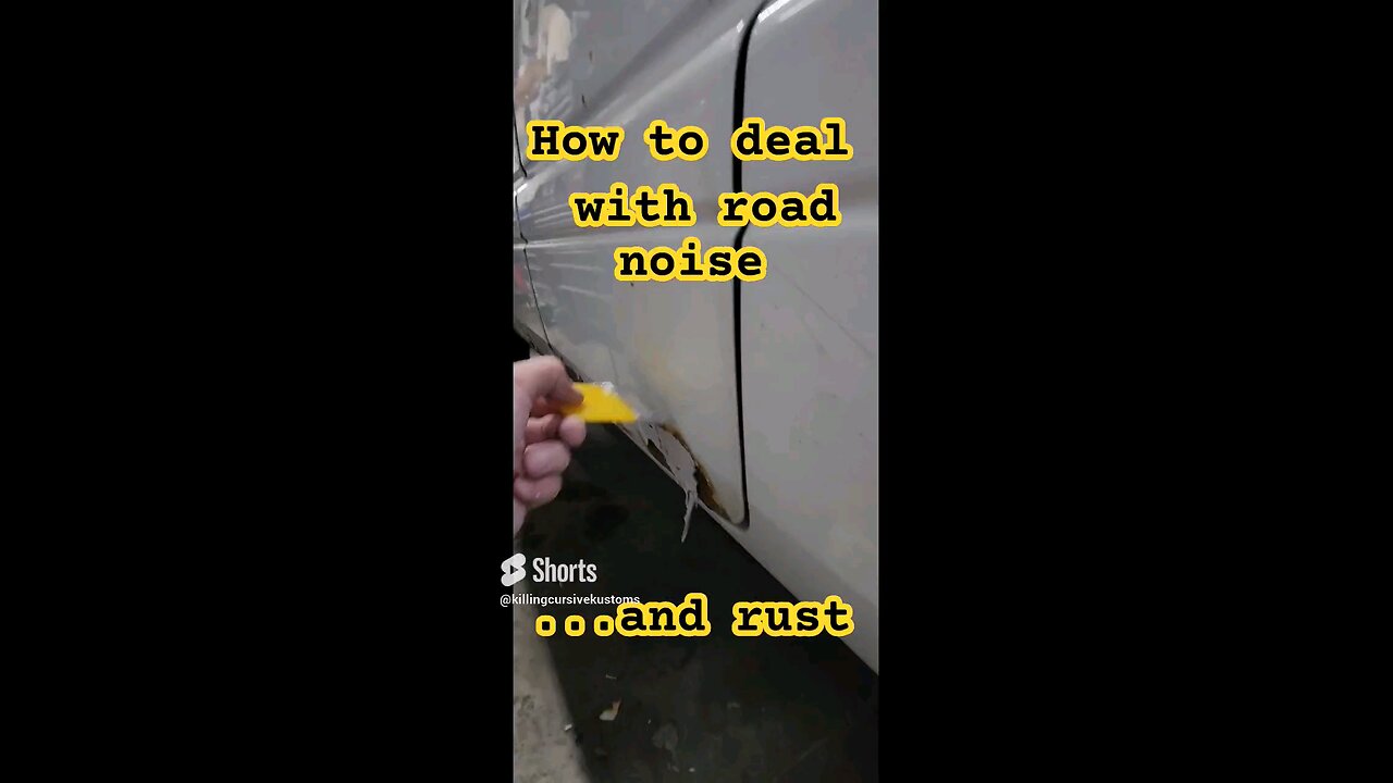 Quick road noise fix