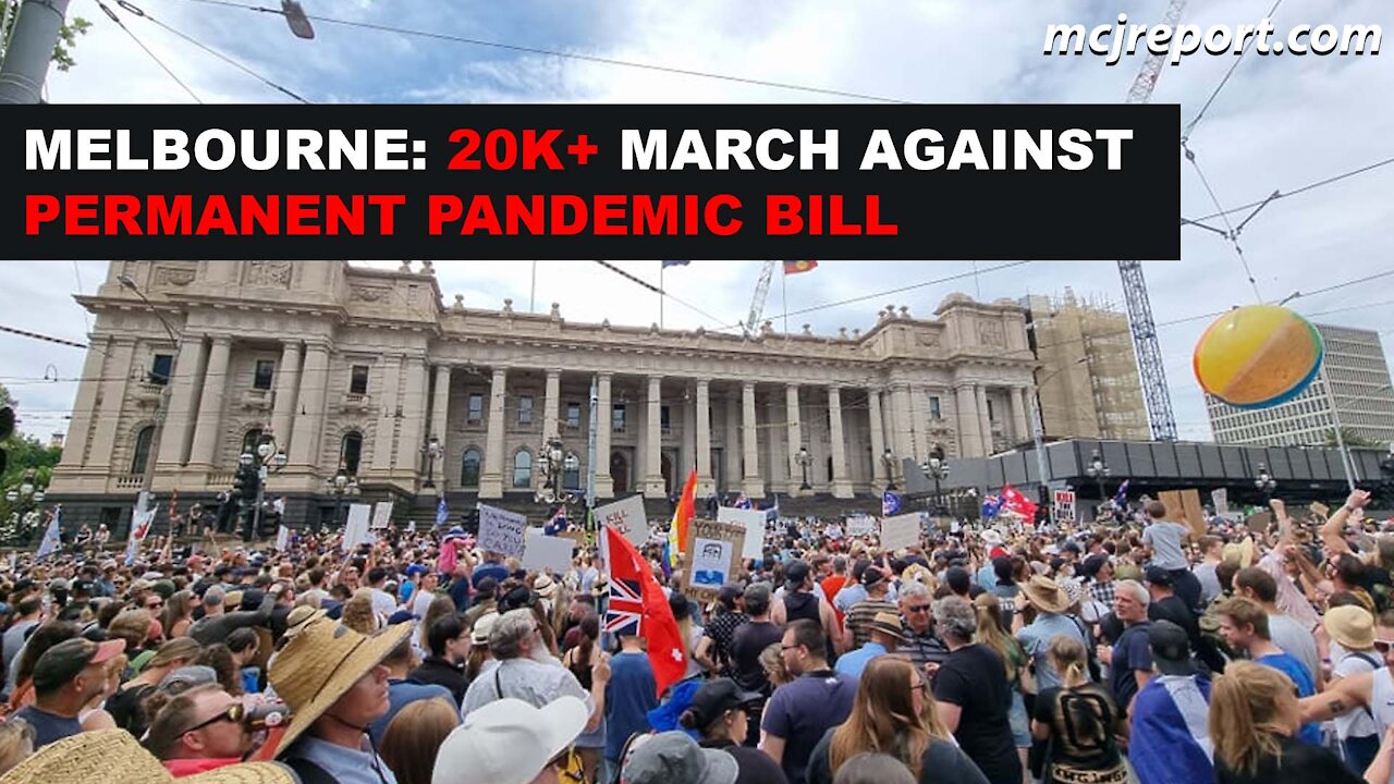 Melbourne is constantly protesting against the pandemic management bill