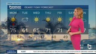 ABC 10News Pinpoint Weather with Meteorologist Leah Pezzetti