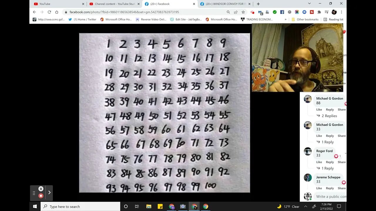 Lets test your patterns - How I see this 1-100 test of Patterns as an INFJ :02/13/22