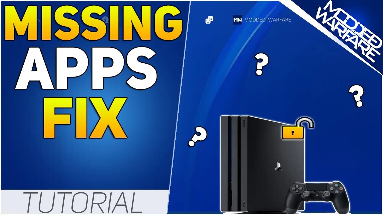 Fix Missing Apps on a Jailbroken PS4 (Corrupt Database Fix)