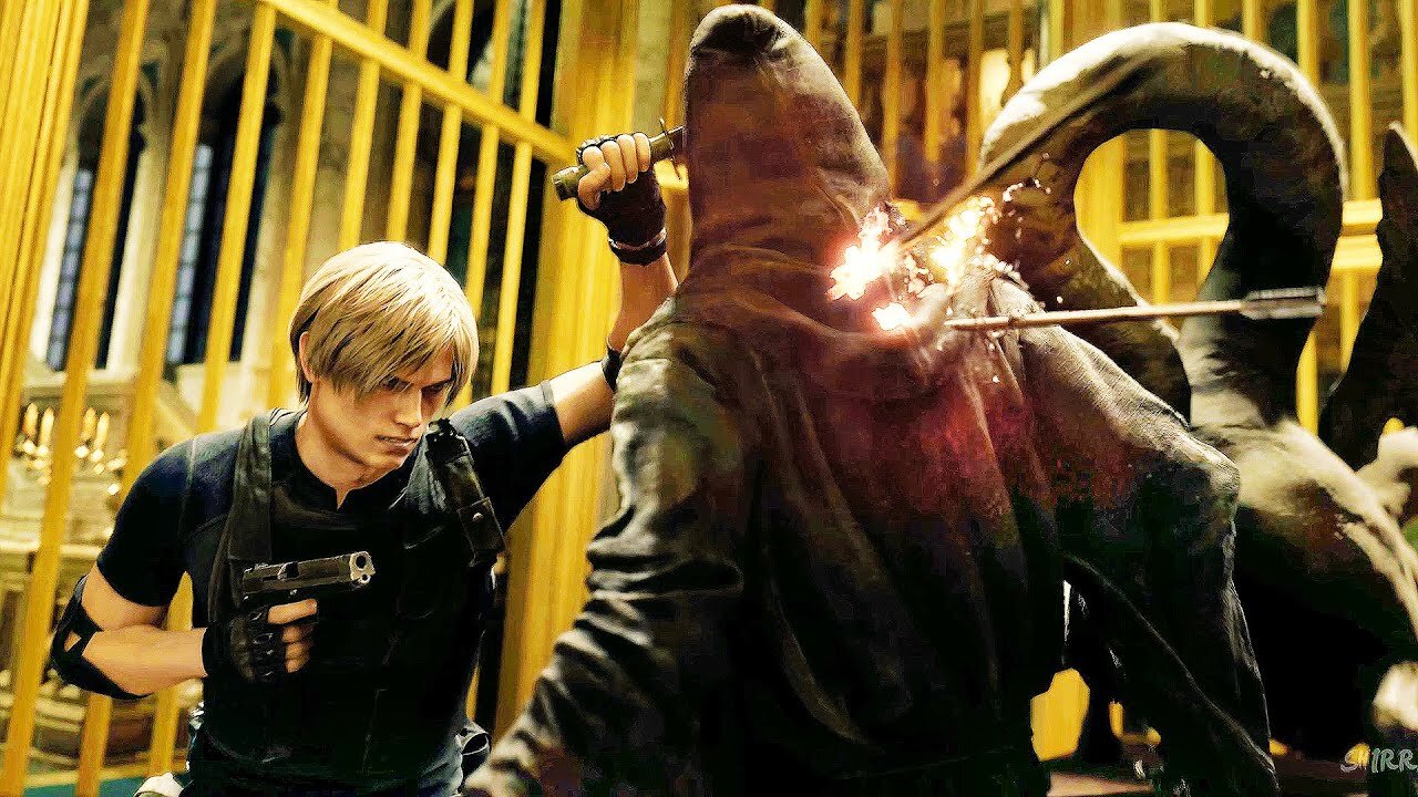 Leon Becomes John Wick To Save Ashley Scene (Resident Evil 4 Remake) 4K ULTRA HD