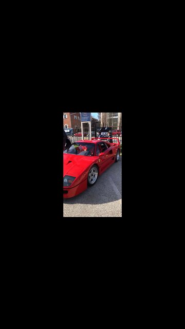 OMG!!! Super rare Ferrari F40 - WOW !!!