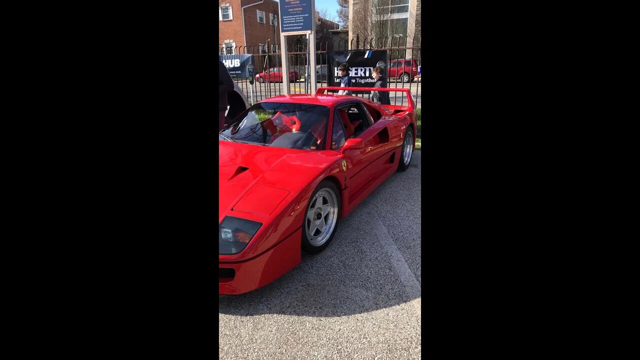 OMG!!! Super rare Ferrari F40 - WOW !!!