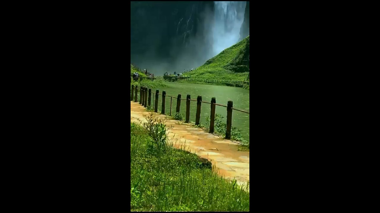 So beautiful water fall so nice who like this
