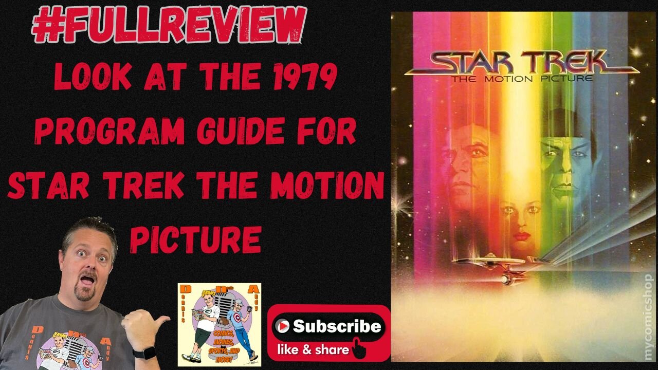 Look at the 1979 Program Guide for Star Trek the Motion Picture #fullreview