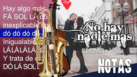 No hay nadie más - Sebastián Yatra - Cifra melódica (C, Eb e Bb)