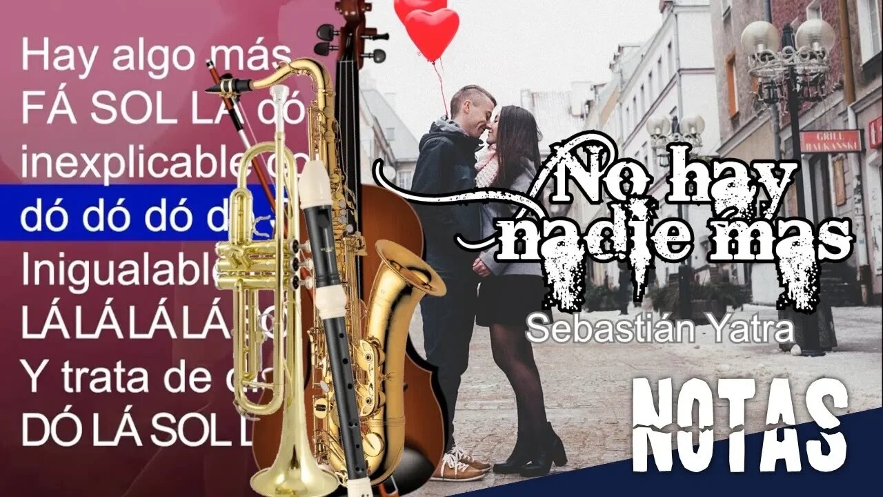 No hay nadie más - Sebastián Yatra - Cifra melódica (C, Eb e Bb)