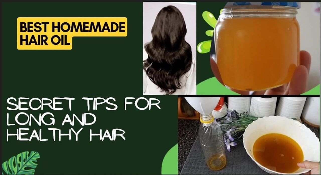 Hair Fall and Hair Growth Treatment || How To Make Homemade Hair Oil || All natural || All Organic