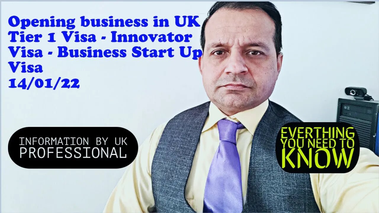 🇬🇧 UK Business Visa - Tier 1 Visa - Innovator Visa- Business start up visa Urdu/Hindi