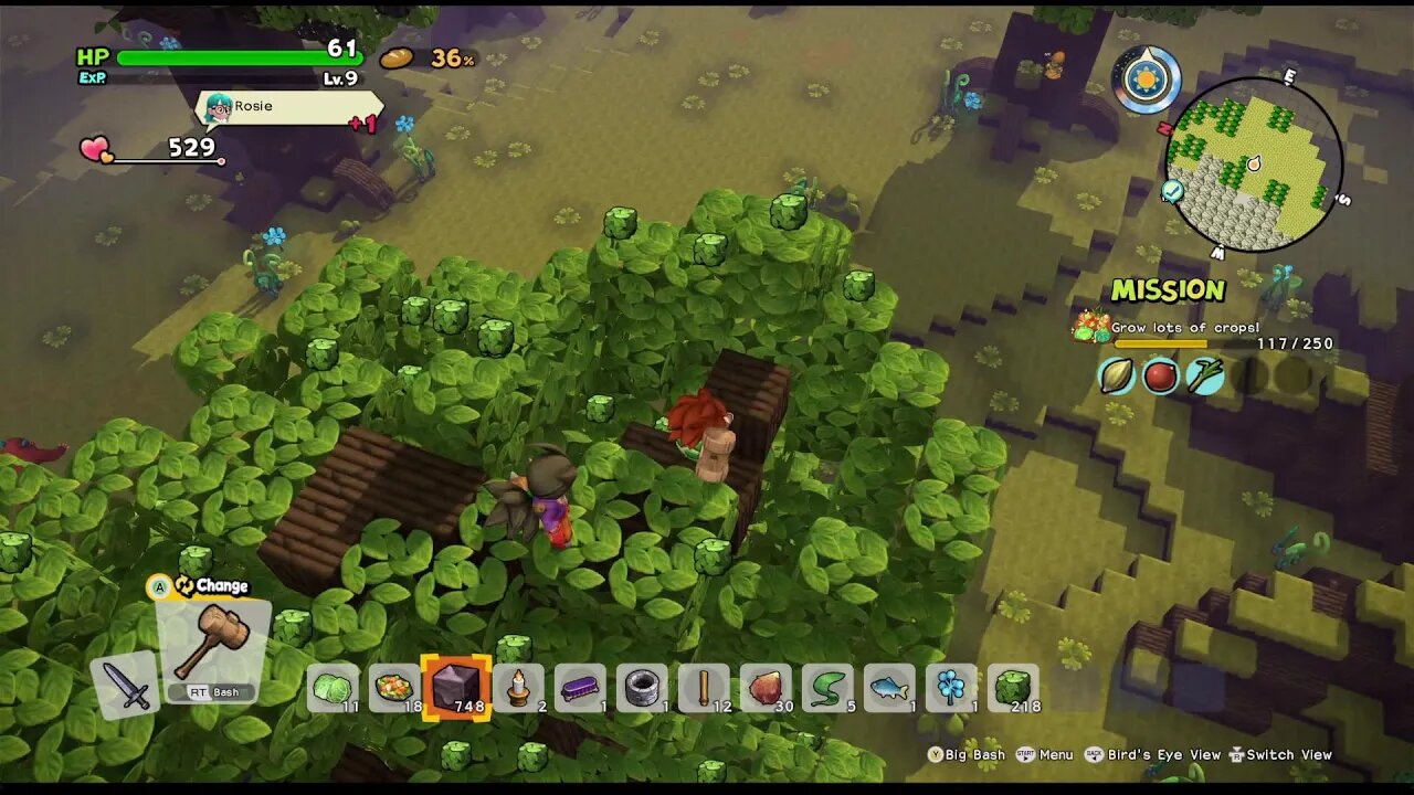 DRAGON QUEST BUILDERS 2. CONSTRUINDO MEU BARRACO