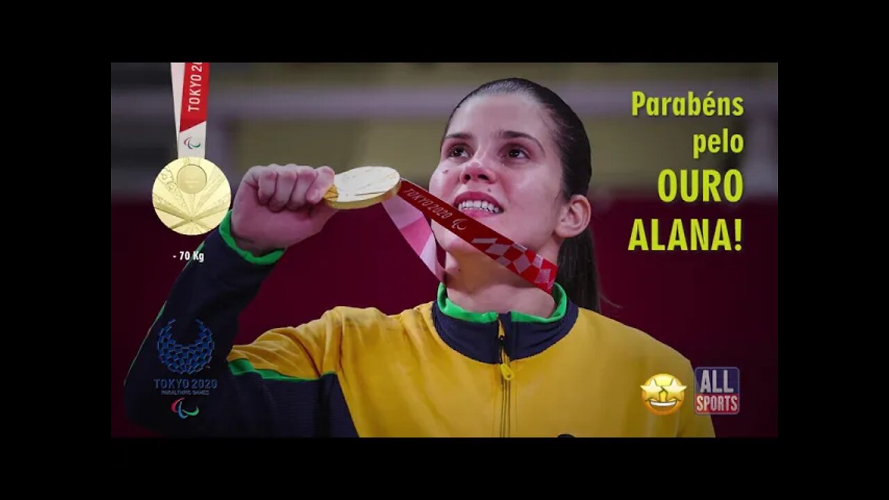 🥇Parabéns pelo ouro Alana Maldonado! Seu esforço foi recompensado.