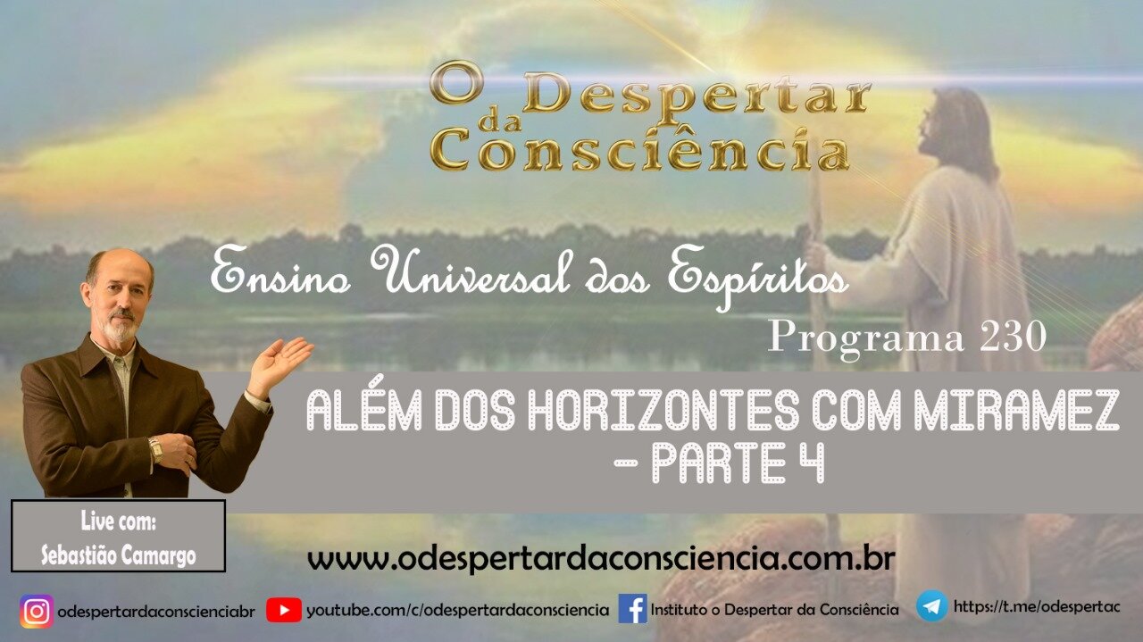 ENSINO UNIVERSAL DOS ESPÍRITOS - PROGRAMA 230