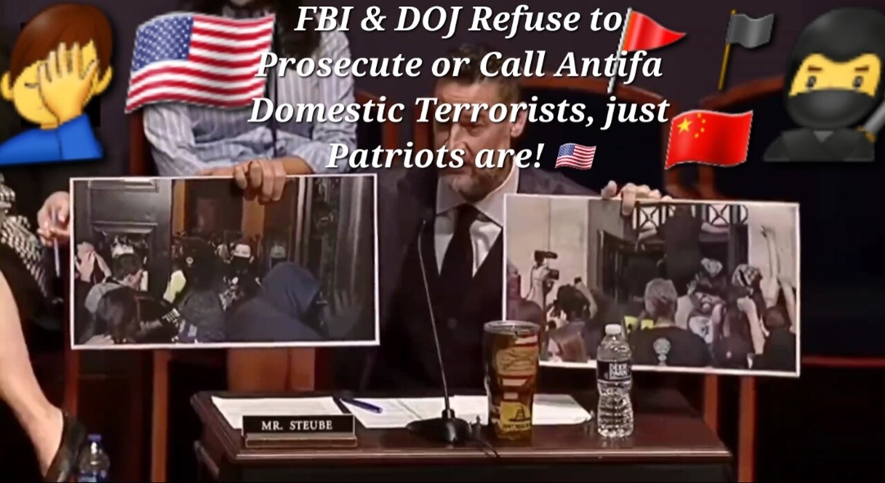 🥷🚩FBI & DOJ Refuse to Prosecute or Call Antifa Domestic Terrorists, just Patriots are! 🇺🇸