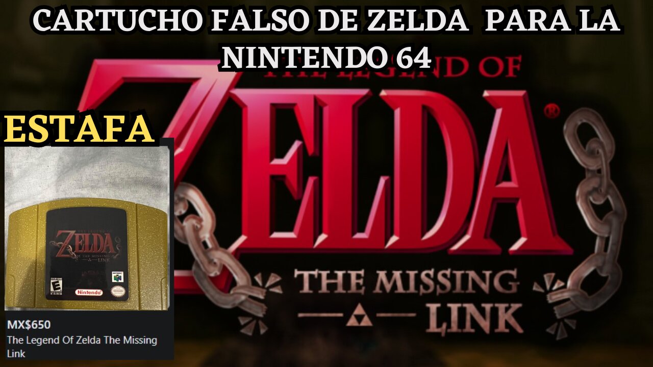 EL CARTUCHO FALSO DE LEGEND OF ZELDA PARA NINTENDO 64 #zelda