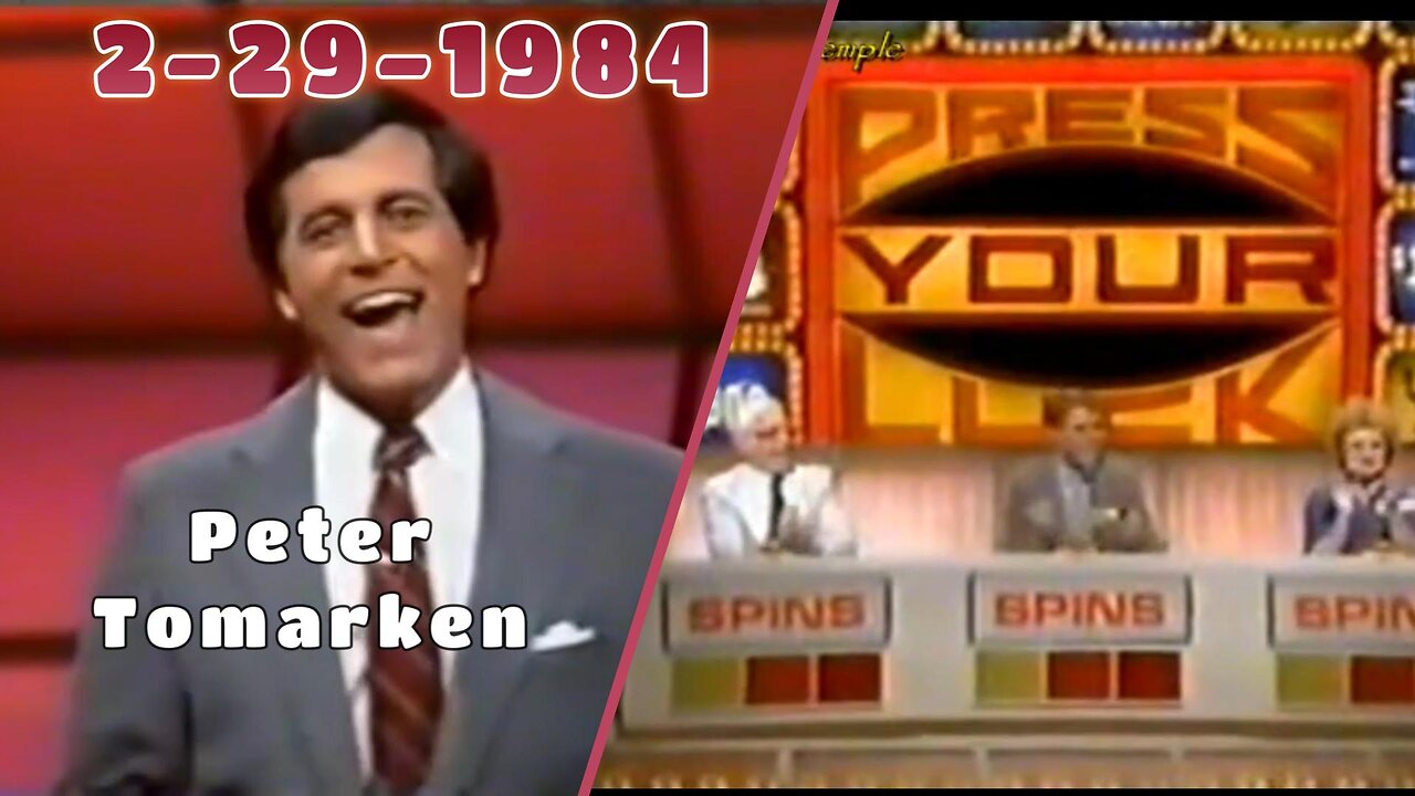 Peter Tomarken | Press Your Luck (2-29-1984) | Mac vs Kevin vs Margaret