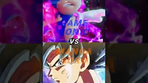 Game Sonic VS Manga Goku