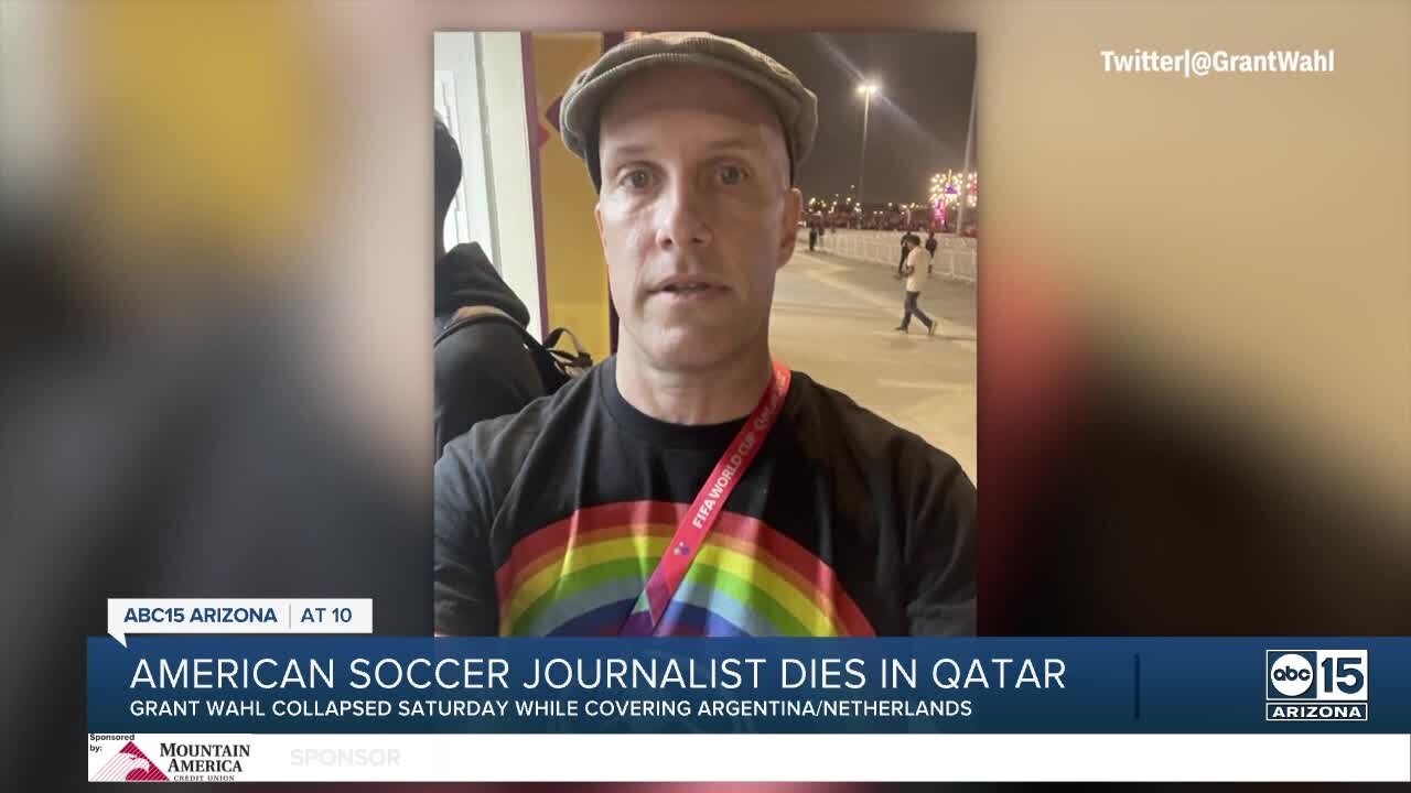 Soccer writer Grant Wahl dies at World Cup match in Qatar