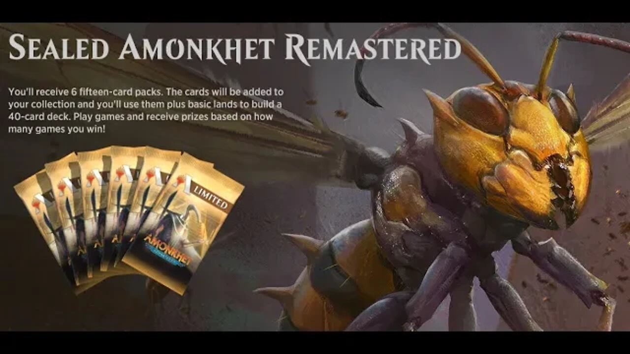 Amonkhet Remastered Sealed event! Can I make it to the top?!