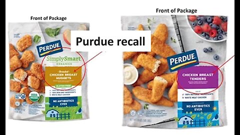 Perdue chicken recall may contain metal