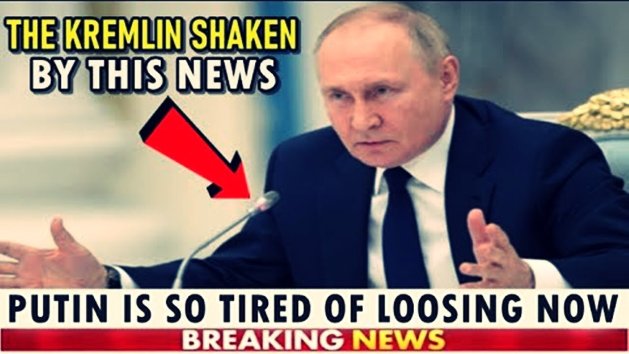 The circle tightens for Putin: Russia just got terrible news! I Great panic in Kremlin!