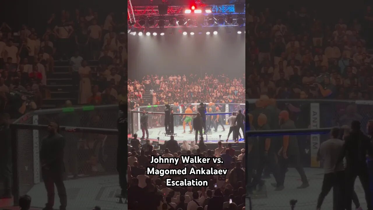 Johnny Walker Tries to Brawl after Fight with Ankalaev😨