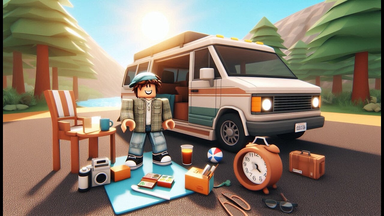 Solo Van Life Morning Routine in Roblox! Discover How I Start My Day on the Road