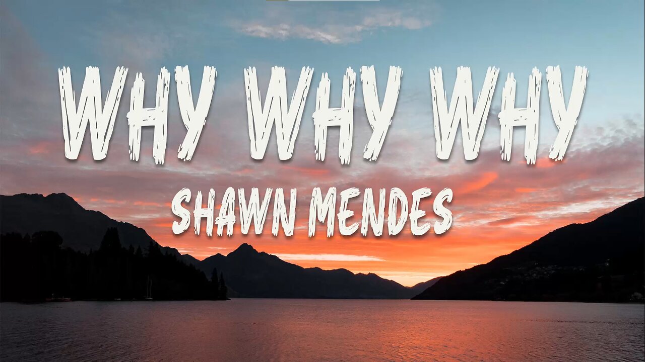 Shawn Mendes - Why Why Why (Lyrics)