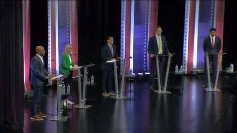Candidates face off in Senate debate 3 weeks ahead of primary
