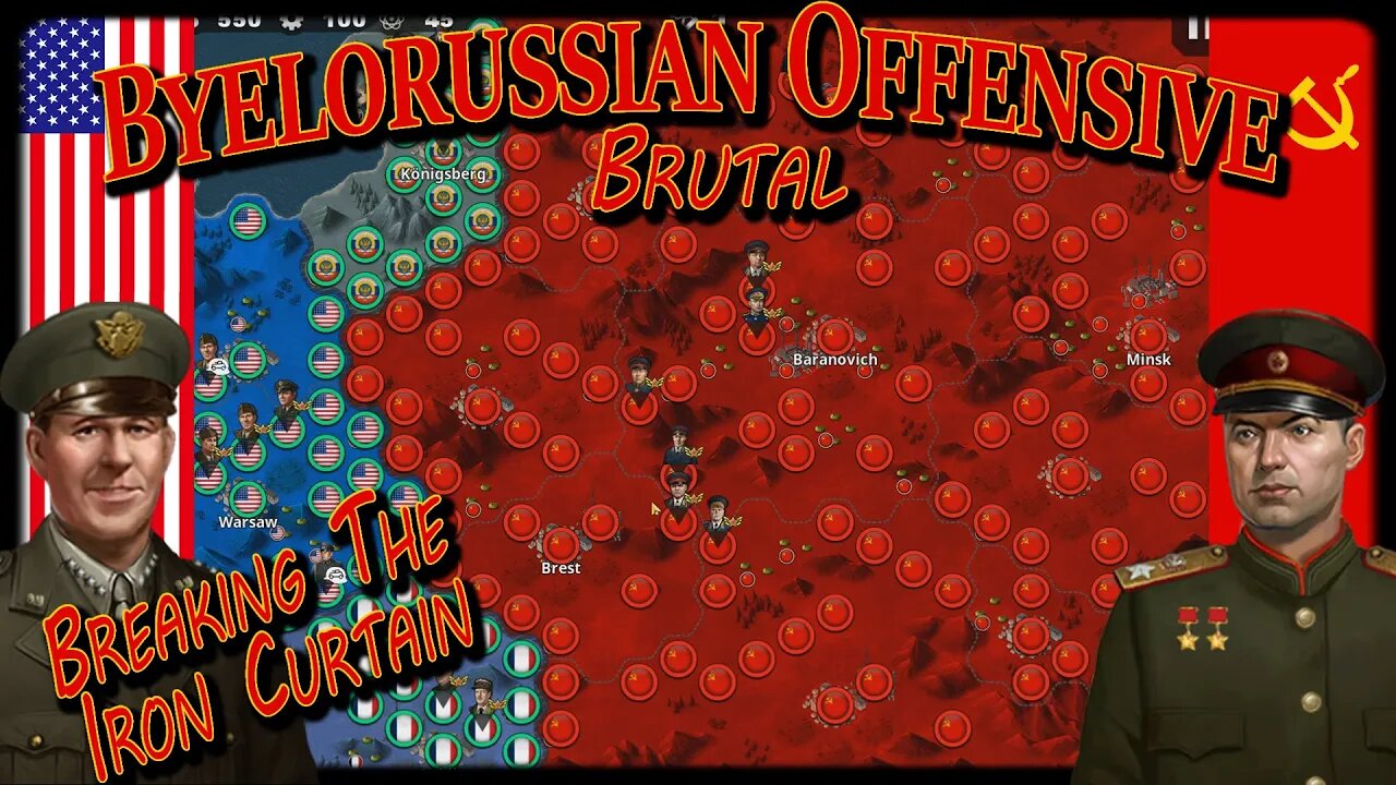 Invading The Soviet Union! Byelorussian Offensive BRUTAL Cold War Alternate History
